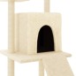 vidaXL Rascador para gatos con postes de sisal color crema 110 cm vidaXL Rascador para gatos con postes de sisal color crema 110 cm