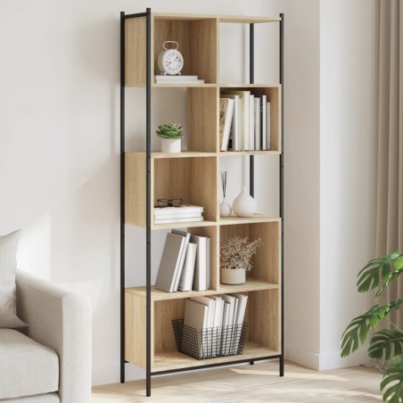 vidaXL Estantería madera de ingeniería roble Sonoma 72x28x172 cm