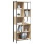 vidaXL Estantería madera de ingeniería roble Sonoma 72x28x172 cm vidaXL Estantería madera de ingeniería roble Sonoma 72x28x172 cm