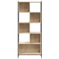 vidaXL Estantería madera de ingeniería roble Sonoma 72x28x172 cm vidaXL Estantería madera de ingeniería roble Sonoma 72x28x172 cm