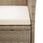 vidaXL Juego de comedor para jardín 5 piezas beige vidaXL Juego de comedor para jardín 5 piezas beige