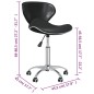 vidaXL Sillas de comedor giratorias 6 unidades cuero sintético negro vidaXL Sillas de comedor giratorias 6 unidades cuero sintético negro