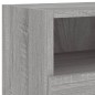 vidaXL Muebles de TV de pared 5 pzas madera de ingeniería gris Sonoma vidaXL Muebles de TV de pared 5 pzas madera de ingeniería gris Sonoma