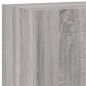 vidaXL Muebles de TV de pared 5 pzas madera de ingeniería gris Sonoma vidaXL Muebles de TV de pared 5 pzas madera de ingeniería gris Sonoma