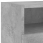 vidaXL Muebles de TV de pared 5 pzas madera ingeniería gris hormigón vidaXL Muebles de TV de pared 5 pzas madera ingeniería gris hormigón