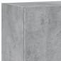 vidaXL Muebles de TV de pared 5 pzas madera ingeniería gris hormigón vidaXL Muebles de TV de pared 5 pzas madera ingeniería gris hormigón