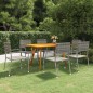 vidaXL Juego de comedor de jardín 7 piezas gris antracita vidaXL Juego de comedor de jardín 7 piezas gris antracita