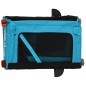 vidaXL Remolque de bicicleta mascotas hierro tela Oxford azul negro vidaXL Remolque de bicicleta mascotas hierro tela Oxford azul negro