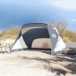 vidaXL Tienda de playa tafetán gris 274x178x170/148 cm 185T