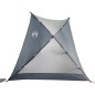vidaXL Tienda de playa tafetán gris 274x178x170/148 cm 185T