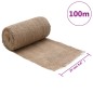 vidaXL Rollo de yute 0,25x100 m 100% yute 200 gsm vidaXL Rollo de yute 0,25x100 m 100% yute 200 gsm
