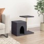 vidaXL Rascador para gatos con postes de sisal gris oscuro 50,5 cm