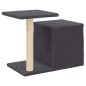 vidaXL Rascador para gatos con postes de sisal gris oscuro 50,5 cm