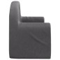 vidaXL Sofá para niños de 2 plazas felpa suave gris antracita vidaXL Sofá para niños de 2 plazas felpa suave gris antracita