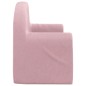 vidaXL Sofá cama para niños de 2 plazas felpa suave rosa vidaXL Sofá cama para niños de 2 plazas felpa suave rosa