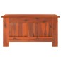 vidaXL Baúl de almacenamiento con tapa madera maciza de acacia marrón vidaXL Baúl de almacenamiento con tapa madera maciza de acacia marrón
