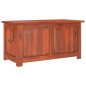 vidaXL Baúl de almacenamiento con tapa madera maciza de acacia marrón