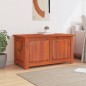 vidaXL Baúl de almacenamiento con tapa madera maciza de acacia marrón