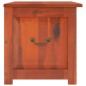 vidaXL Baúl de almacenamiento con tapa madera maciza de acacia marrón