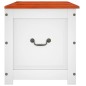 vidaXL Baúl de almacenaje con tapa madera de acacia marrón y blanco vidaXL Baúl de almacenaje con tapa madera de acacia marrón y blanco