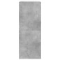 vidaXL Mueble zapatero 2 cajones abatibles gris hormigón 80x42x108 cm vidaXL Mueble zapatero 2 cajones abatibles gris hormigón 80x42x108 cm