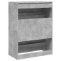 vidaXL Mueble zapatero 2 cajones abatibles gris hormigón 80x42x108 cm vidaXL Mueble zapatero 2 cajones abatibles gris hormigón 80x42x108 cm
