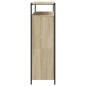vidaXL Mueble zapatero 4 cajones abatibles roble Sonoma 100x34x112 cm vidaXL Mueble zapatero 4 cajones abatibles roble Sonoma 100x34x112 cm