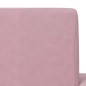 vidaXL Sofá cama para niños de 2 plazas felpa suave rosa vidaXL Sofá cama para niños de 2 plazas felpa suave rosa