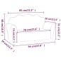 vidaXL Sofá de niños de 2 plazas felpa suave gris claro con estrellas vidaXL Sofá de niños de 2 plazas felpa suave gris claro con estrellas