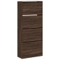 vidaXL Mueble zapatero 4 cajones abatibles marrón roble 80x34x187,5 cm vidaXL Mueble zapatero 4 cajones abatibles marrón roble 80x34x187,5 cm