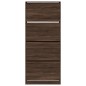 vidaXL Mueble zapatero 4 cajones abatibles marrón roble 80x34x187,5 cm vidaXL Mueble zapatero 4 cajones abatibles marrón roble 80x34x187,5 cm