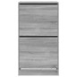 vidaXL Mueble zapatero 2 cajones abatibles gris Sonoma 60x42x108 cm vidaXL Mueble zapatero 2 cajones abatibles gris Sonoma 60x42x108 cm