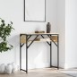 vidaXL Mesa consola estante madera ingeniería roble Sonoma 75x30x75 cm vidaXL Mesa consola estante madera ingeniería roble Sonoma 75x30x75 cm
