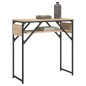 vidaXL Mesa consola estante madera ingeniería roble Sonoma 75x30x75 cm vidaXL Mesa consola estante madera ingeniería roble Sonoma 75x30x75 cm