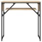 vidaXL Mesa consola estante madera ingeniería roble Sonoma 75x30x75 cm vidaXL Mesa consola estante madera ingeniería roble Sonoma 75x30x75 cm