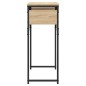 vidaXL Mesa consola estante madera ingeniería roble Sonoma 75x30x75 cm vidaXL Mesa consola estante madera ingeniería roble Sonoma 75x30x75 cm
