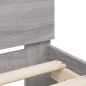 vidaXL Cama con cabecero madera de ingeniería gris Sonoma 90x190 cm vidaXL Cama con cabecero madera de ingeniería gris Sonoma 90x190 cm