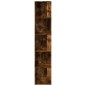 vidaXL Mueble esquina madera contrachapada roble ahumado 33x33x164,5cm vidaXL Mueble esquina madera contrachapada roble ahumado 33x33x164,5cm