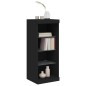 vidaXL Aparador con luces LED negro 41x37x100 cm vidaXL Aparador con luces LED negro 41x37x100 cm