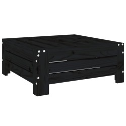 vidaXL Cubierta para base de sombrilla madera maciza de pino negro
