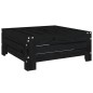 vidaXL Cubierta para base de sombrilla madera maciza de pino negro vidaXL Cubierta para base de sombrilla madera maciza de pino negro