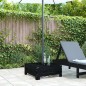 vidaXL Cubierta para base de sombrilla madera maciza de pino negro vidaXL Cubierta para base de sombrilla madera maciza de pino negro