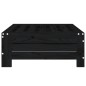 vidaXL Cubierta para base de sombrilla madera maciza de pino negro vidaXL Cubierta para base de sombrilla madera maciza de pino negro