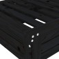vidaXL Cubierta para base de sombrilla madera maciza de pino negro vidaXL Cubierta para base de sombrilla madera maciza de pino negro