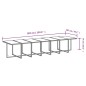 vidaXL Set comedor jardín 15 pzas y cojines ratán sintético negro vidaXL Set comedor jardín 15 pzas y cojines ratán sintético negro