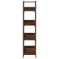 vidaXL Librería de 4 estantes madera ingeniería marrón 100x33x145,5 cm vidaXL Librería de 4 estantes madera ingeniería marrón 100x33x145,5 cm