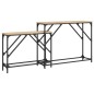 vidaXL Mesas consola apilables 2 pzas madera ingeniería roble Sonoma vidaXL Mesas consola apilables 2 pzas madera ingeniería roble Sonoma