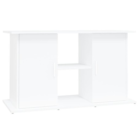 vidaXL Soporte para acuario madera de ingeniería blanco 101x41x58 cm