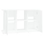 vidaXL Soporte para acuario madera de ingeniería blanco 101x41x58 cm