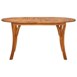 vidaXL Juego de comedor para jardín de 7 piezas gris claro